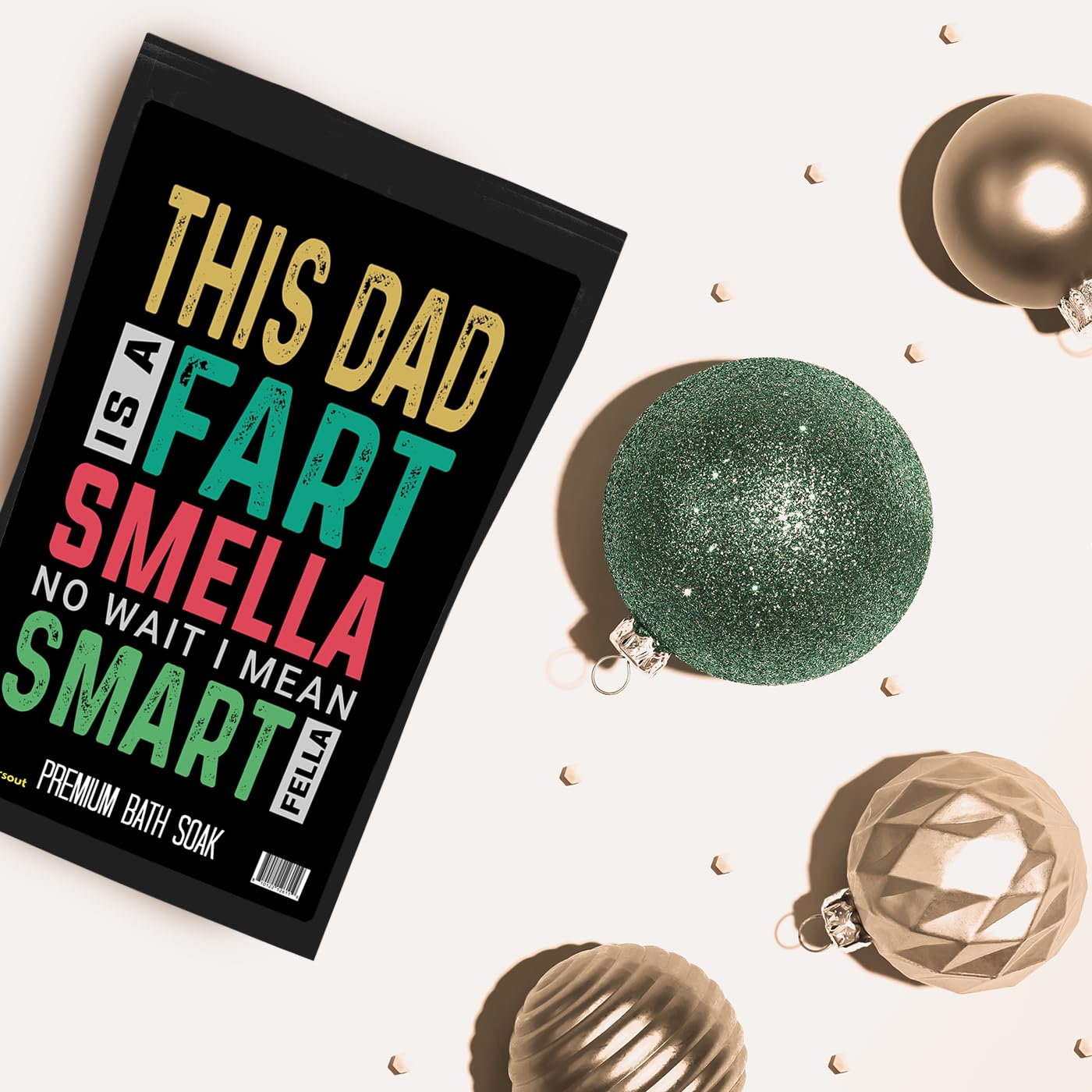 Dad is a Fart Smella Bath Soak Smart Fella Gag Gift for Father’s Day Men’s Bath Gifts Stocking Stuffers for Fathers and Grandpas Beauty and Personal Care Gears Out