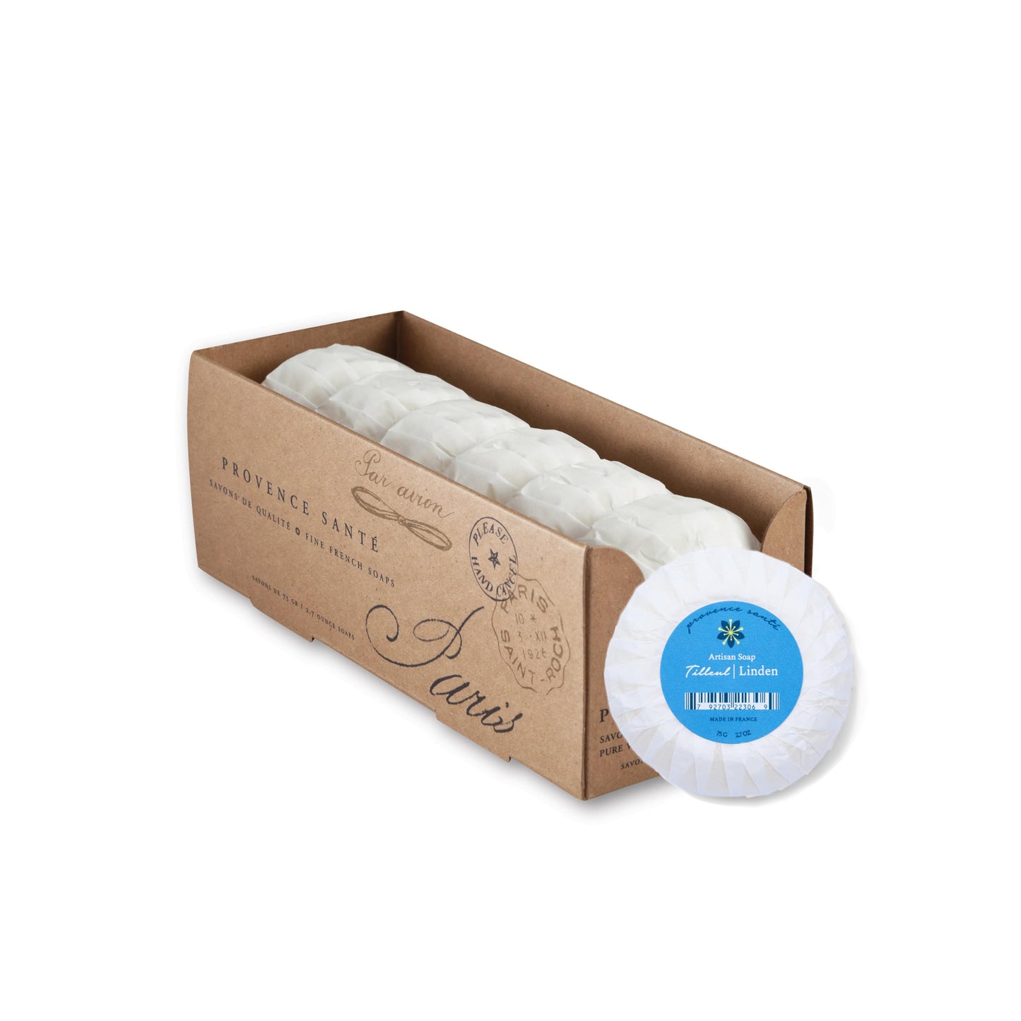 Provence Sante Luxury French Cleansing Bar - Moisturizing Shea Butter - Triple-milled Linden Fragrance, 2.7oz (Pack of 6) Beauty & Personal Care Provence Sante