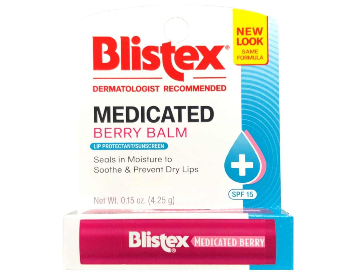 Blistex Medicated Berry Balm, 0.15 Ounces (Pack of 4) Beauty and Personal Care Blistex