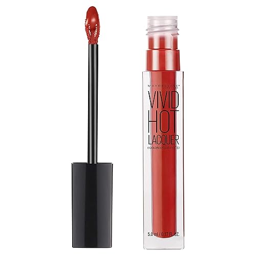 Maybelline New York Color Sensational Vivid Hot Lacquer Lip Gloss, So Hot, 0.17 fl. oz. Beauty & Personal Care MAYBELLINE