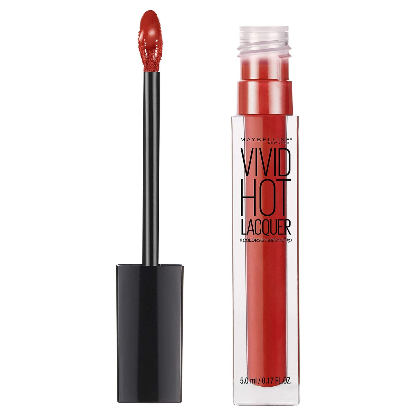 Maybelline New York Color Sensational Vivid Hot Lacquer Lip Gloss, So Hot, 0.17 fl. oz. Beauty & Personal Care MAYBELLINE