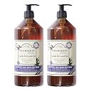 A LA MAISON Lavender Aloe Liquid Hand Soap - Triple French Milled Natural Moisturizing Soap 33.80 Fl Oz (Pack of 2) Beauty & Personal Care A LA MAISON