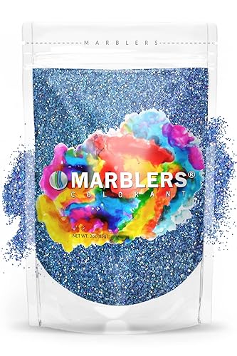 MARBLERS Holographic Glitter [Holo Denim] 3oz (85g) | Fine | Non-Toxic, Vegan, Cruelty-Free | Face, Body, Eyeshadow, Hair, Festival, Party Makeup | Beauty & Personal Care MARBLERS