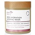 Clean Beauty Deep Hydration Sleeping Face Mask with Rosehip Oil & Collagen - Strengthen Skin & Reduce Fine Lines (4 oz) Beauty & Personal Care Clean Beauty