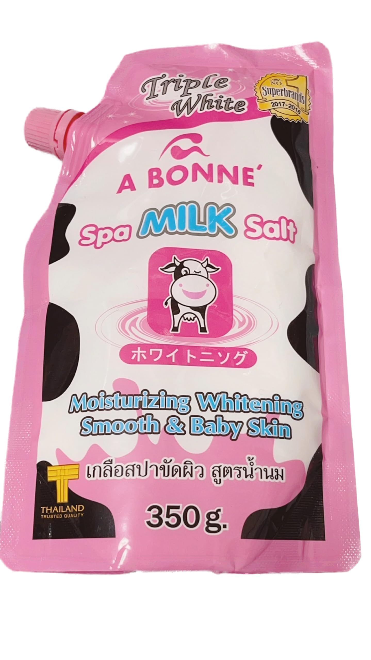 A Bonne Spa Milk Salt Moisturizes Whitens and Softens Skin 350g Beauty and Personal Care A Bonné
