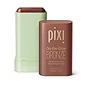 Pixi On-the-Glow Bronze - BeachGlow, Hydrating Tinted Moisture Bronzer Stick with Ginseng, Aloe Vera & Fruit Extracts, For Cheeks & Lips, 19g / 0.6oz Beauty & Personal Care Pixi