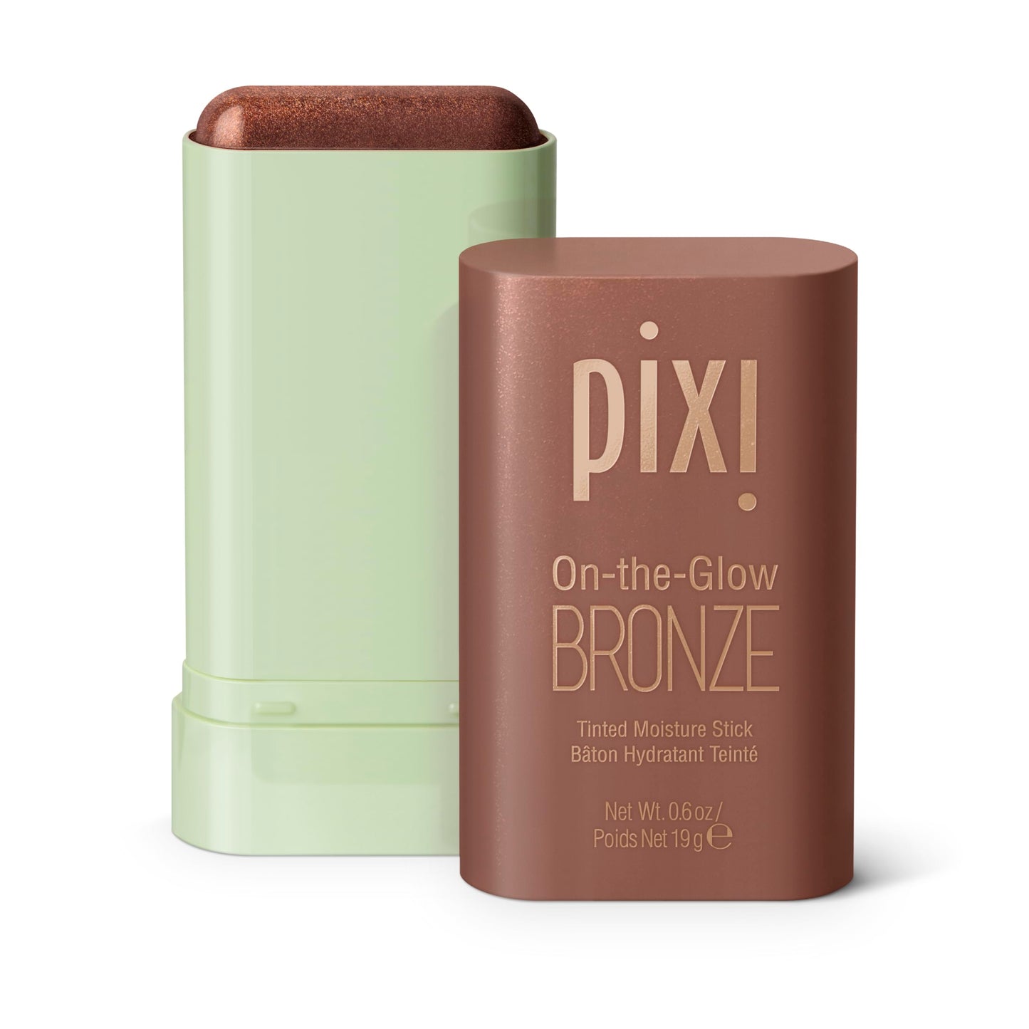 Pixi On-the-Glow Bronze - BeachGlow, Hydrating Tinted Moisture Bronzer Stick with Ginseng, Aloe Vera & Fruit Extracts, For Cheeks & Lips, 19g / 0.6oz Beauty & Personal Care Pixi
