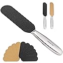 Professional Pedicure Foot File,Coarse/Fine Double Side and Reusable Stainless Steel Cracked Skin Corns Callus Remover Feet Rasp Beauty & Personal Care AOPOCKAN TECH