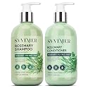 Svvimer Hair Thickening Shampoo and Conditioner - Rosemary Shampoo with Biotin Tea Tree Oil Mint for Thinning Hair - Sulfate Free for Women and Men Beauty & Personal Care Svvimer