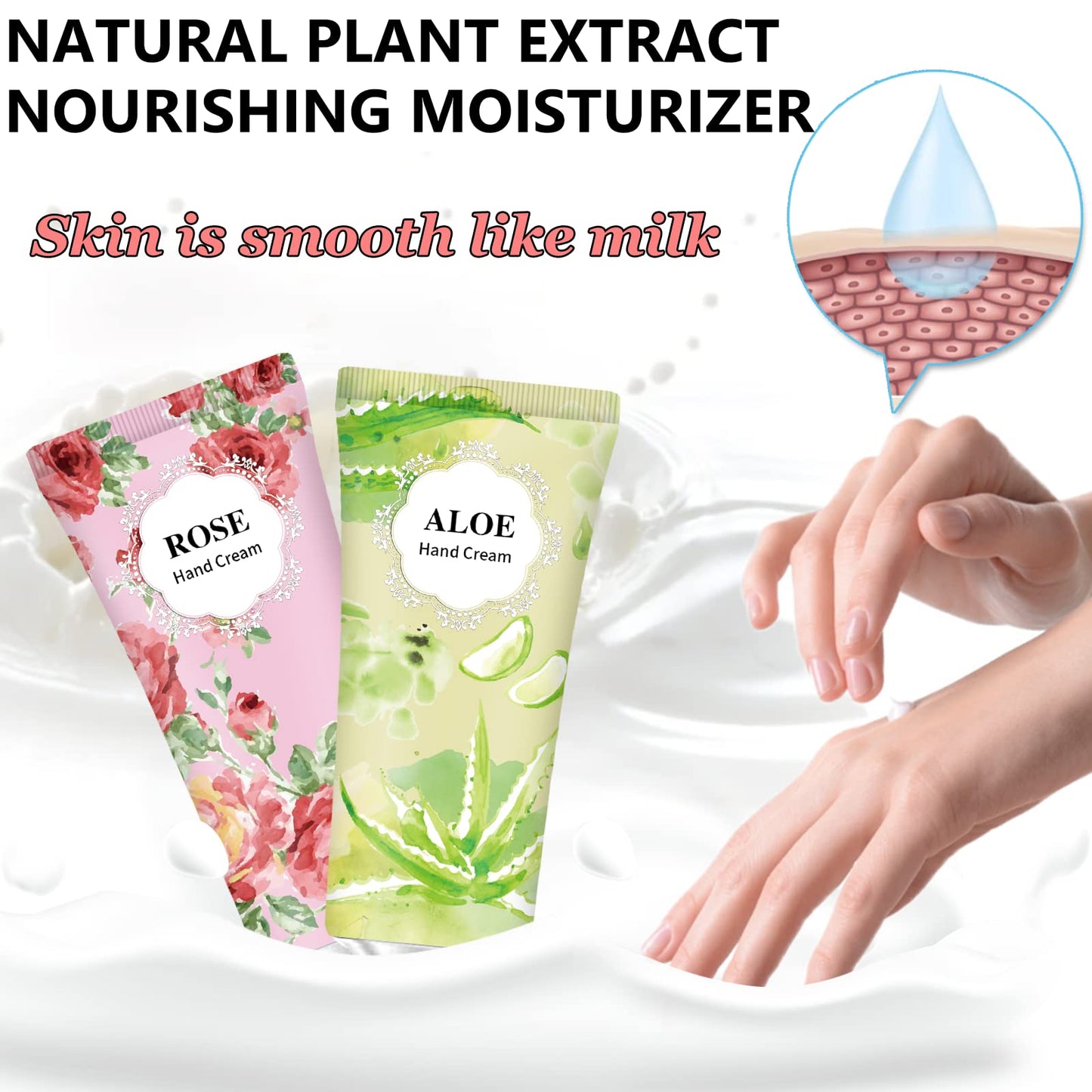 74 Pack Hand Cream Gift Set For Women and Girls,Stocking Stuffers Christmas Gifts Bulk,Appreciation Gifts,Nurses Gifts,Natural Plant Hand Lotion Beauty & Personal Care Layhomo
