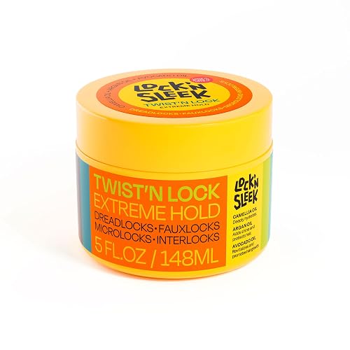 LOCK'N SLEEK Braiding Gel, Extreme Hold Braid, Loc, and Twist, Flake-Free, Tames Frizz, and Contol Edge (5 Fl Oz (Pack of 1)) Beauty & Personal Care LOCK'N SLEEK