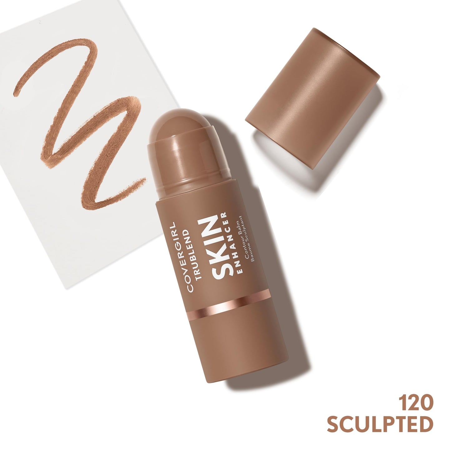 CoverGirl Trublend Skin Enhancer Contour Stick Balm, 120 Sculpted, Vegan Formula, Easy to Use, Glides on Effortlessly, Non-Greasy, Doesn't Crease Beauty and Personal Care COVERGIRL