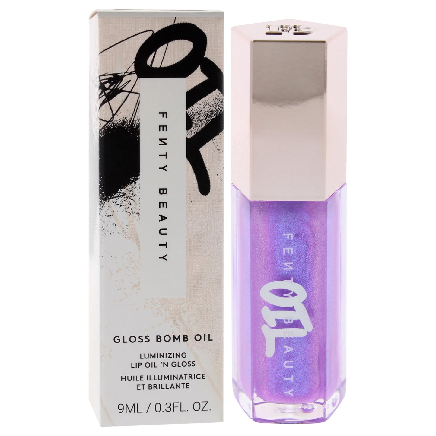 Gloss Bomb Luminizing Lip Oil N Gloss - 02 Miss Jellyfish by Fenty Beauty for Women - 0.3 oz Lip Gloss Beauty & Personal Care FENTY BEAUTY