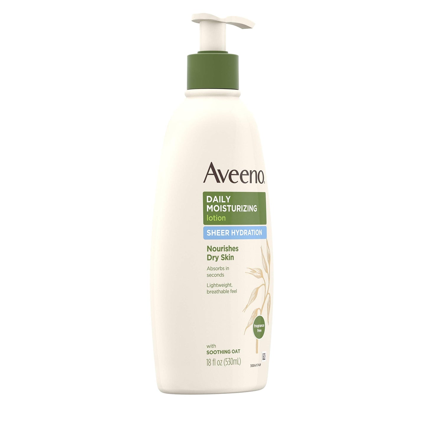 Aveeno Sheer Hydration Daily Moisturizing Lotion for Dry Skin with Soothing Oat, Lightweight, Fast-Absorbing & Fragrance-Free Intense Body Beauty & Personal Care Aveeno