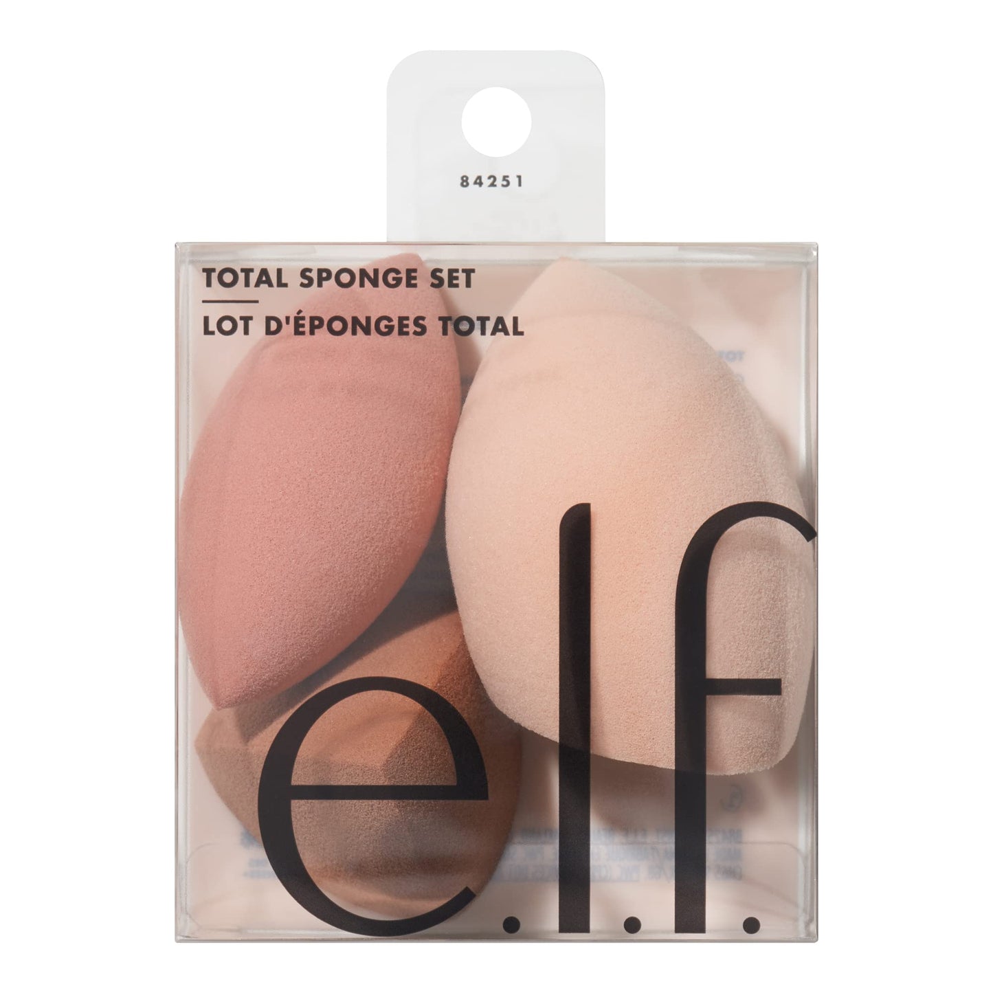 e.l.f. Total Sponge Set, Multi-use Makeup Sponge Set For Flawless Blending, Great For Powder Or Liquid Concealer & Foundation, Vegan & Cruelty-Free Beauty & Personal Care e.l.f.