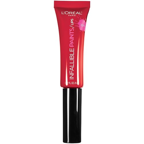 L'Oréal Paris Infallible PAINTS/LIPS, DIY Red, 0.27 fl. oz. Beauty & Personal Care L'Oreal Paris