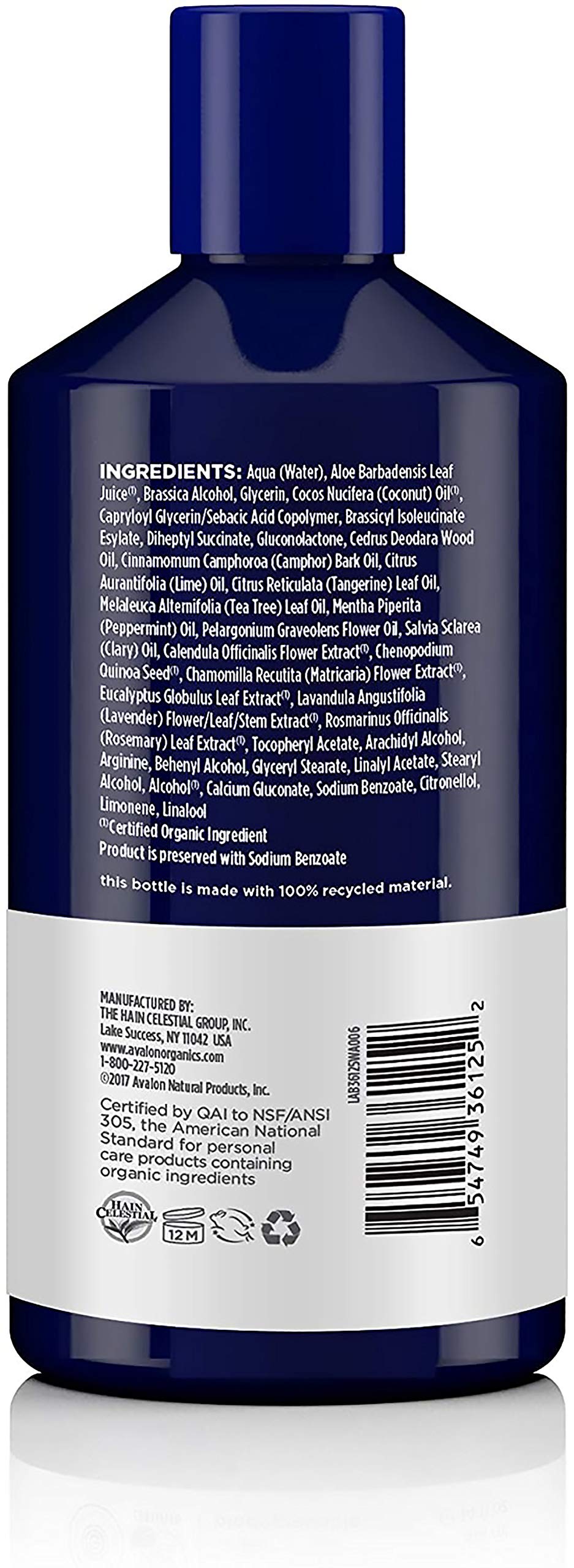 Avalon Organics Therapy Scalp Normalizing Conditioner, Tea Tree Mint, 14 Oz Beauty & Personal Care Avalon Organics