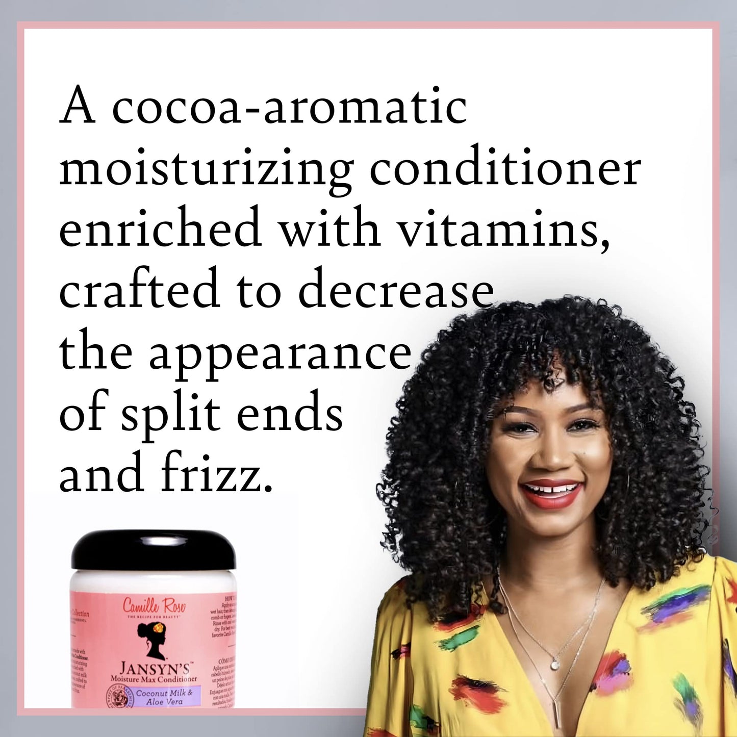 Camille Rose Jansyn's Moisture Max Conditioner, 8 Oz Beauty & Personal Care Camille Rose