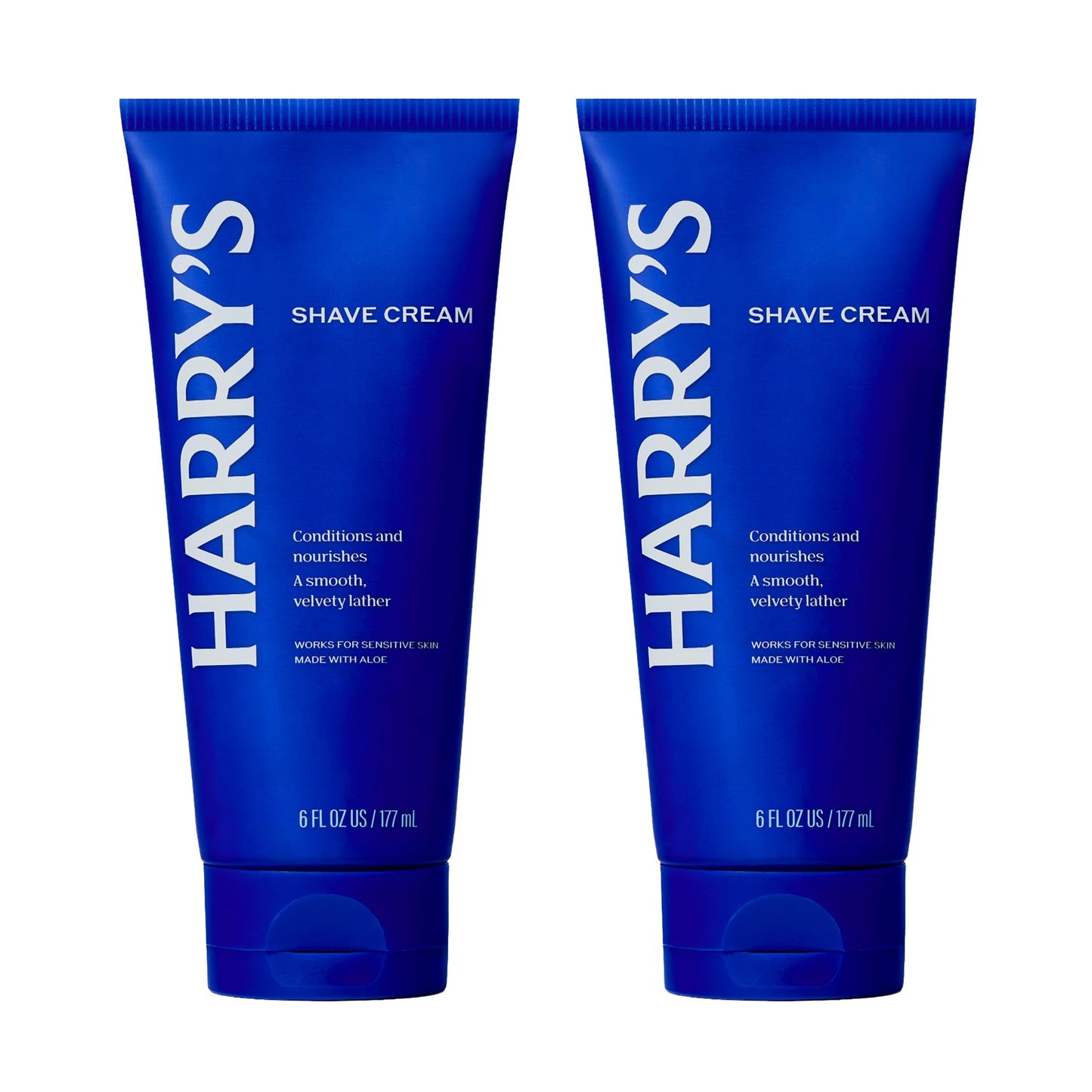 Harry's Shaving Cream for Men with Aloe and Eucalyptus - (2 Pack) 6 oz - Conditions Skin and Softens Facial Hair for Shaving - Safe for Sensitive Skin Beauty & Personal Care Harry's
