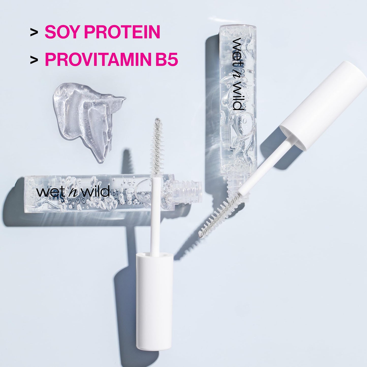 wet n wild Mega Clear Brow & Lash Mascara - Sculpts Brows, Defines Lashes, Conditioning with Soy Protein & ProVitamin B5, Primer & Top Coat Beauty & Personal Care wet n wild
