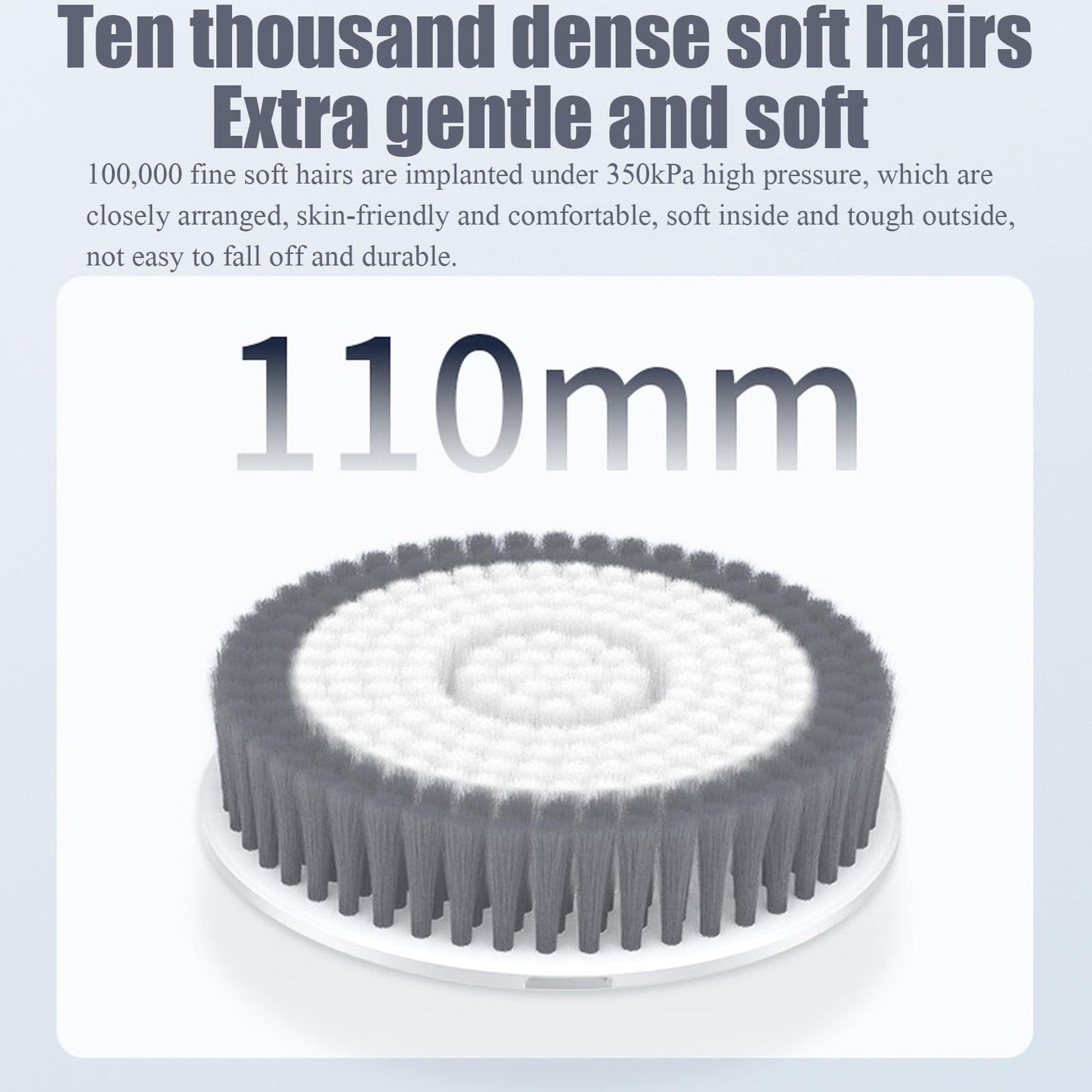 Rotating Body Brush,Electric Wall Mounted Back Bath Brush,Exfoliating Bath Wash Pad,Automatic Rota-Tion Deap Clean Skin,110V Beauty and Personal Care SACLMD