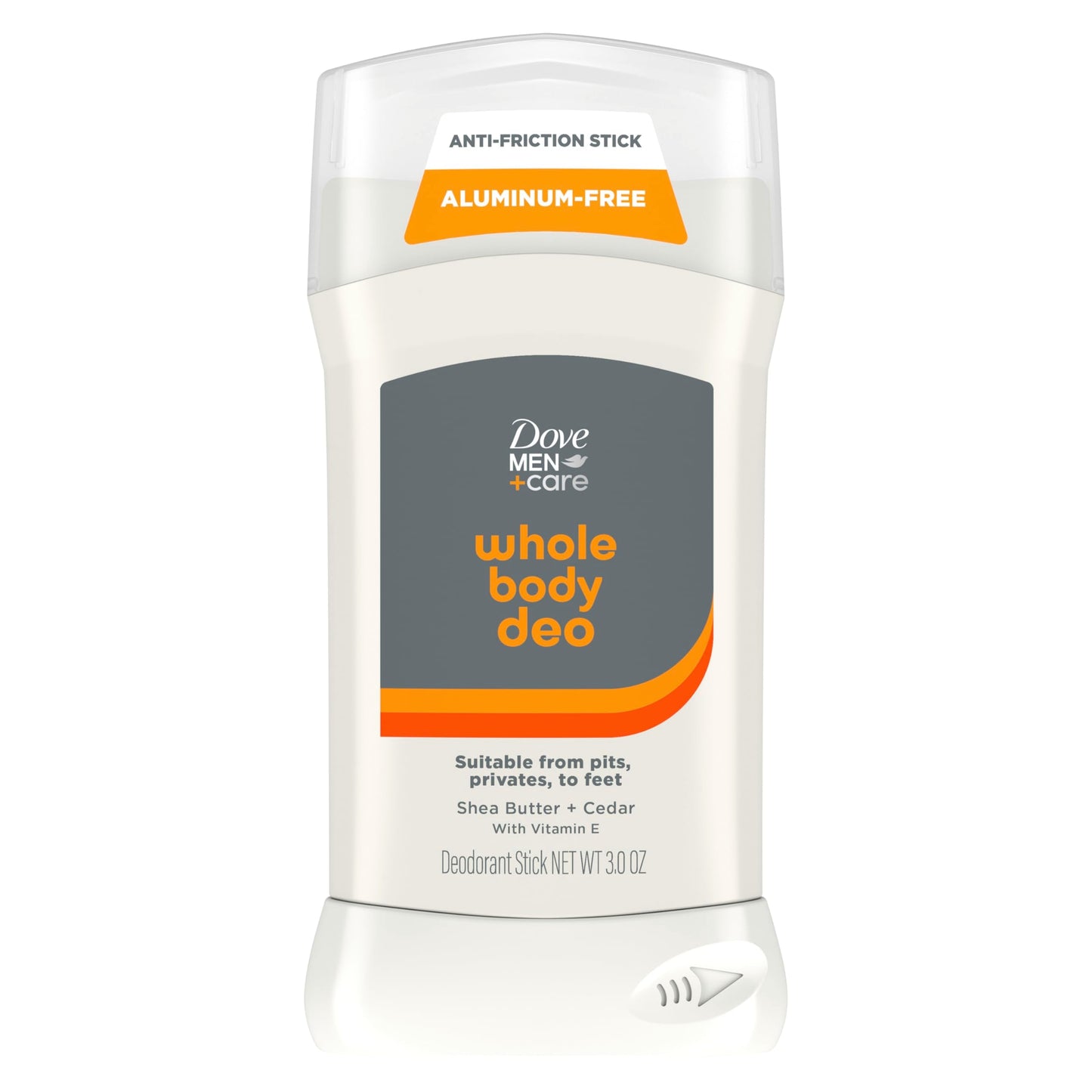DOVE MEN + CARE Whole Body Deodorant Shea Butter & Cedar For 72H Odor Protection from pits, privates, to feet 3 oz Beauty and Personal Care DOVE MEN + CARE