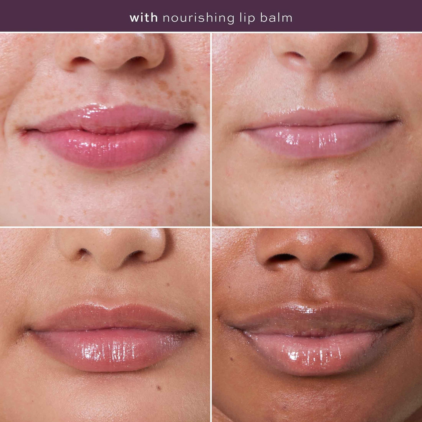 ITK Nourishing Lip Balm - Hydrate Dry, Chapped Lips with Shea Butter + Coconut Oil + Vitamin E - Moisturizes + Soothes Chapped Lips - Glossy Beauty & Personal Care ITK