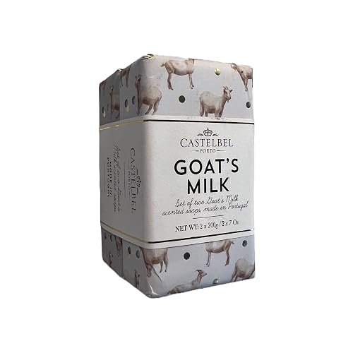 2 (7oz) Castelbel Bars - Goat's MIlk Scented Soap Beauty & Personal Care Castelbel