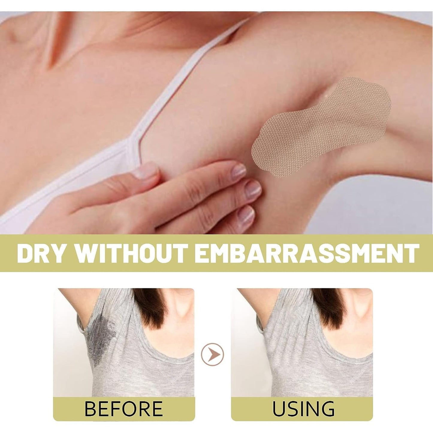 Underarm Sweat Pads, Armpit Sweat Pads ?20 PCS?, Premium Quality Fight Hyperhidrosis for Women and Men Comfortable Unflavored,Extra Adhesive Beauty and Personal Care KimDaro