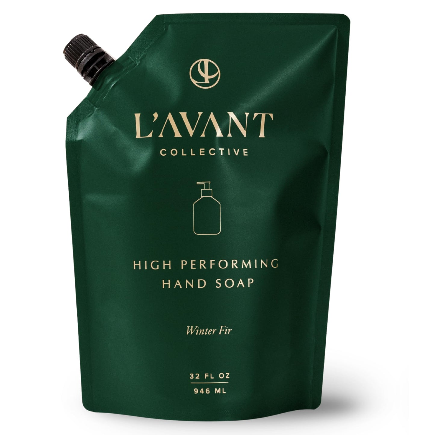 L'AVANT Collective Natural Luxury Hand Soap Refill | Plant-Based, Non-Toxic & Moisturizing, Refill for Glass Bottle, 32 Fl Oz | Winter Fir Beauty & Personal Care L'AVANT Collective