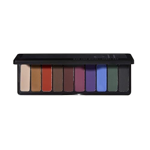 e.l.f. Mad For Matte Eyeshadow Palette, 10 Shades, Jewel Pop, 0.49 Ounce Beauty & Personal Care e.l.f.