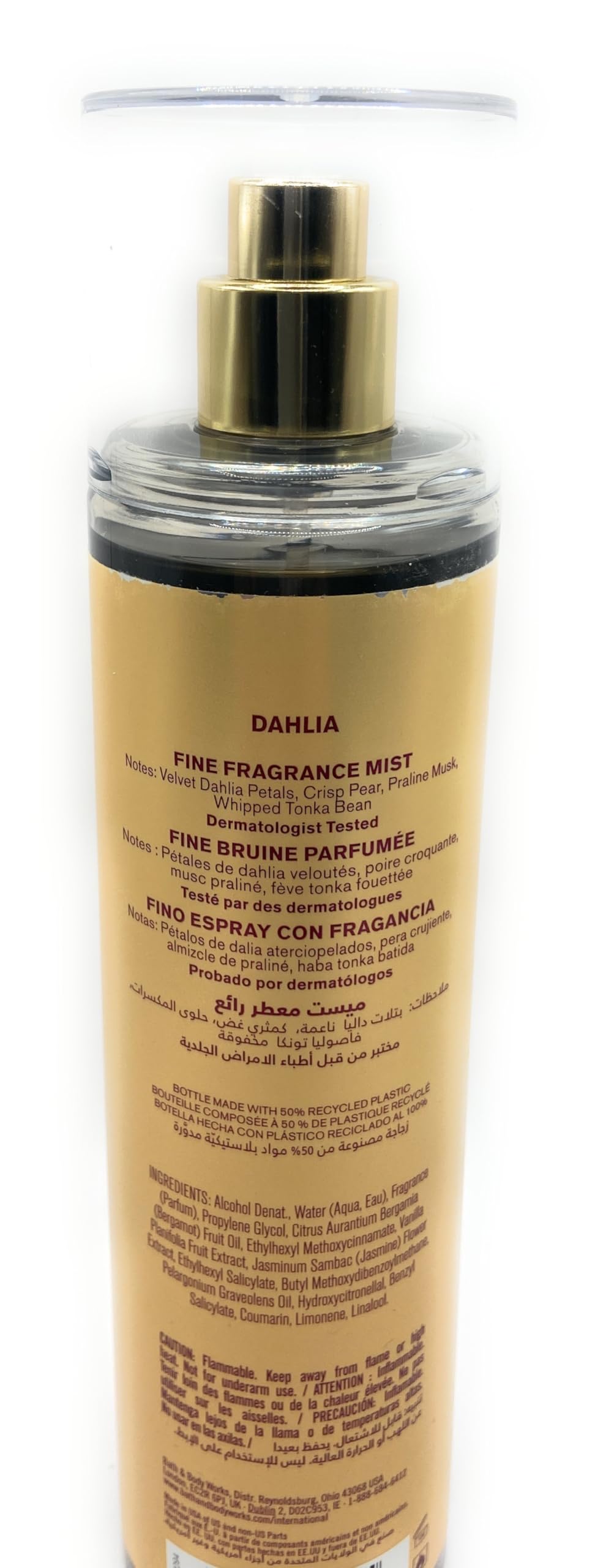 Bath and Body Works Dahlia Fine Fragrance Mist 8 Fluid Ounce Spray Beauty & Personal Care Bath & Body Works