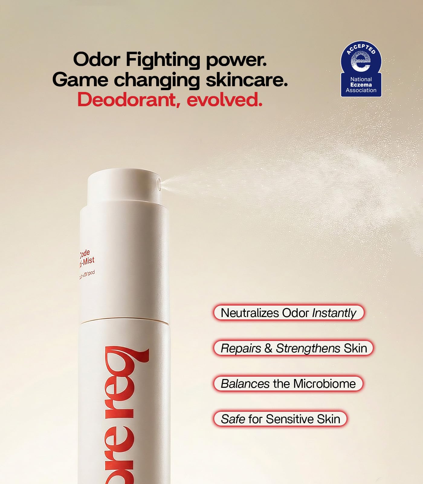 PreReq Care Deodorant for Kids and Teens: Reset Mode Deo Multi-Mist, Deodorizing Spray, Vanilla, Aluminum-Free, Baking Soda-Free, Microbiome Support Beauty and Personal Care Prereq Care