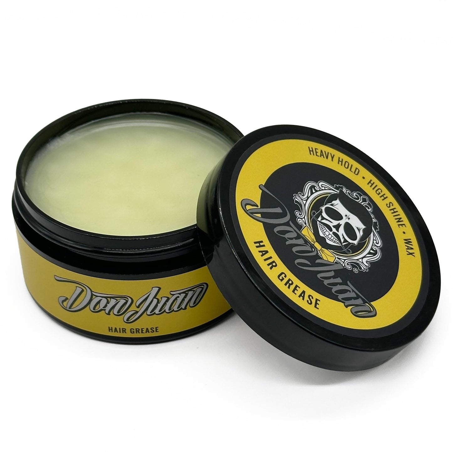 Don Juan Hair Grease Pomade 4 Ounce Jar | Heavy Hold | High Shine | Wax Based | Floral Barbershop Scent Beauty & Personal Care Don Juan