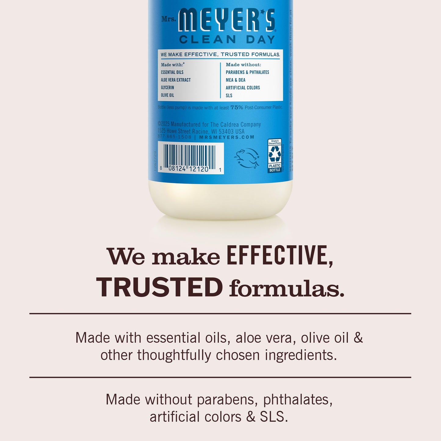 MRS. MEYER'S CLEAN DAY Hand Soap, Blueberry Scent, 12.5 Fl Oz Bottle Beauty & Personal Care Mrs. MEYER'S
