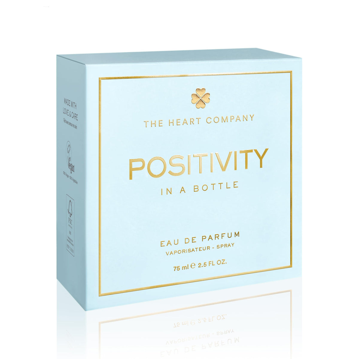 THE HEART COMPANY POSITIVITY in a bottle | Fresh Perfume for women | Vegan Gifts for women | Women's Eau de Parfum Spray 75ml - 2.5 fl oz. Beauty & Personal Care THE HEART COMPANY