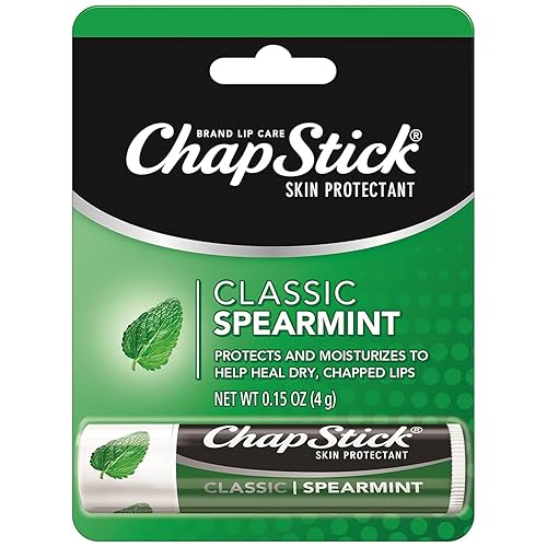 ChapStick Classic Spearmint Lip Balm Tubes, Spearmint ChapStick for Lip Care, Father's Day Gift - 0.15 Oz x 12 Beauty & Personal Care ChapStick