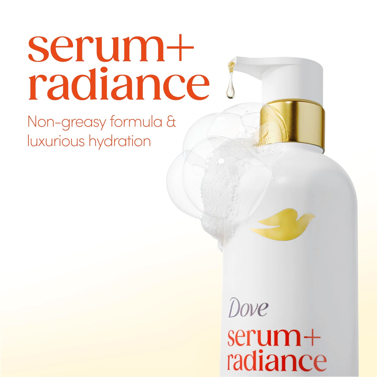 Dove Serum+ Shower Oil Body Wash with Jojoba & Monoi Flower Oils, Radiance Hydrating Cleanser, 15.3 fl oz Beauty & Personal Care Dove