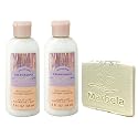 Bath & Body Works Champagne Toast 2 Pack Mini Moisturizing Conditioner Bundle with a Natural Oats Sample Soap - Travel Size Beauty & Personal Care Bath & Body Works