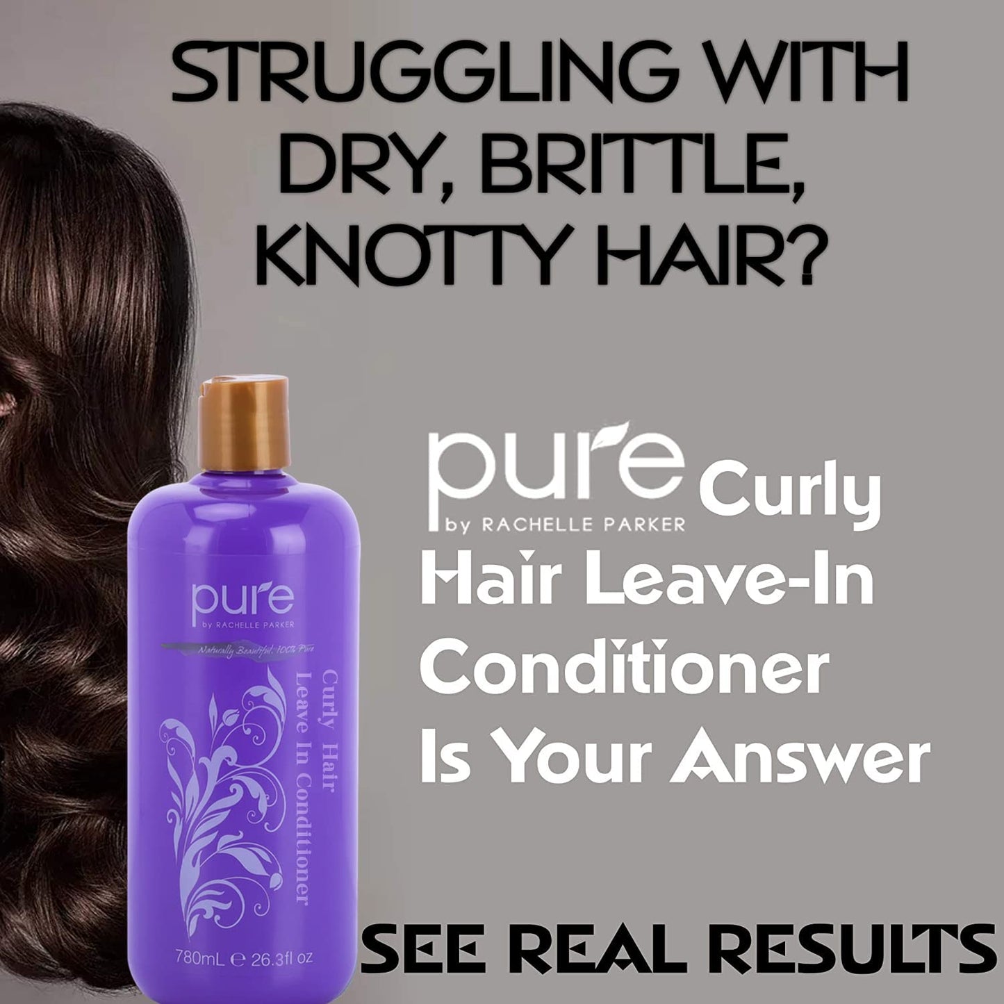 Curly Hair Shampoo and Conditioner Set for Curly Hair. Increase Hydration & Gloss. Repairs & Strengthens Hair for Smooth, Bouncy Curls. Sulfate Beauty & Personal Care Rachelle Parker