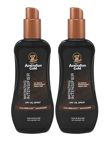 Australian Gold Intensifier Bronzing Dry Oil Spray 8 Ounce (Pack of 2) Beauty & Personal Care Australian Gold