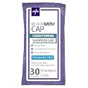 Medline ReadyBath Unscented Rinse-Free Shampoo Cap with Conditioner, 30 Count Beauty & Personal Care Medline