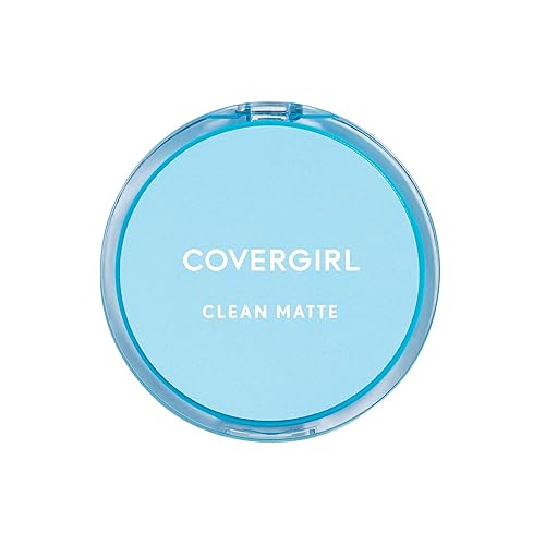 COVERGIRL Clean Oil Control Pressed Powder, Warm Beige 545, 0.35 Ounce Pan (Pack of 2) Beauty & Personal Care COVERGIRL