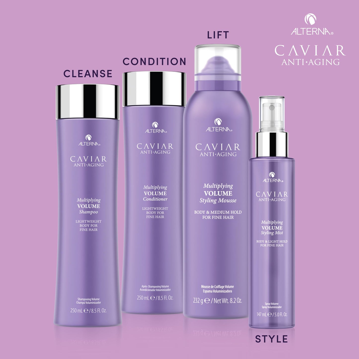 Alterna Haircare CAVIAR Anti-Aging Multiplying Volume Conditioner 8.5Fl Oz | For Fine, Limp or Thin Hair | Create Instant Volume and Thickness | Beauty & Personal Care Alterna