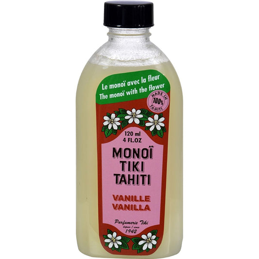 Monoi Tiare Tahiti Coconut Oil Vanilla - 4 fl oz6 Beauty & Personal Care Monoi