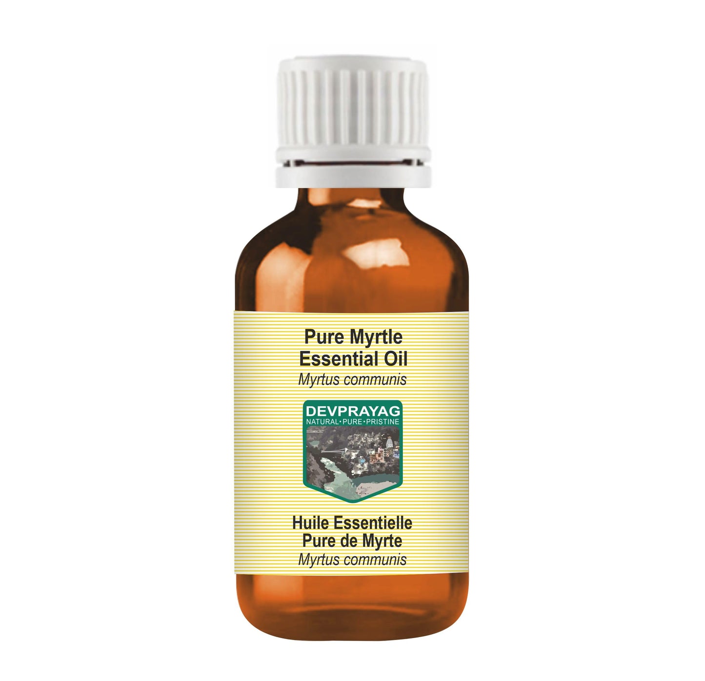 Devprayag Myrtle Essential Oil (Myrtus communis) Pure - Non-Sticky - Non-Greasy - Lightweight - Men & Women - All Skin Types - Steam Distilled 100ml Beauty and Personal Care DEVPRAYAG