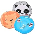 IXIAOPET Cute Cartoon Waterproof Elastic Shower Cap Bath Cap,Pack of 3 Pcs(Panda+Elephant+Lion) Beauty & Personal Care IXIAOPET