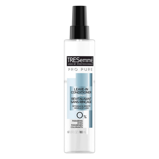 TRESemme Conditioner, Leave-In Hair Detangler Spray for Women & Men - Pro Pure Detangle & Smooth Sulfate-Free Conditioner for Dry, Damaged Hair Care,