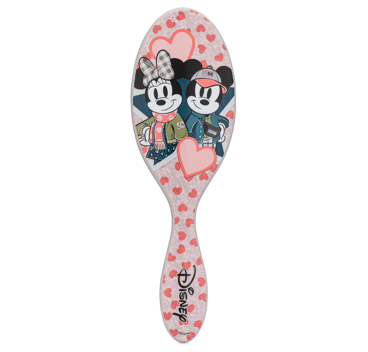 Wet Brush Original Detangler Hair Brush, Mickey & Minnie (Disney Love), Ultra-Soft IntelliFlex Bristles, Detangling Bristles Glide Through Tangles