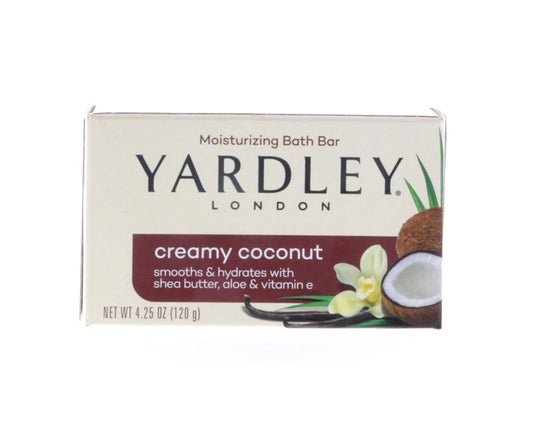 Yardley, Bar Soap Creamy Coconut, 4.25 Ounce Beauty & Personal Care Yardley